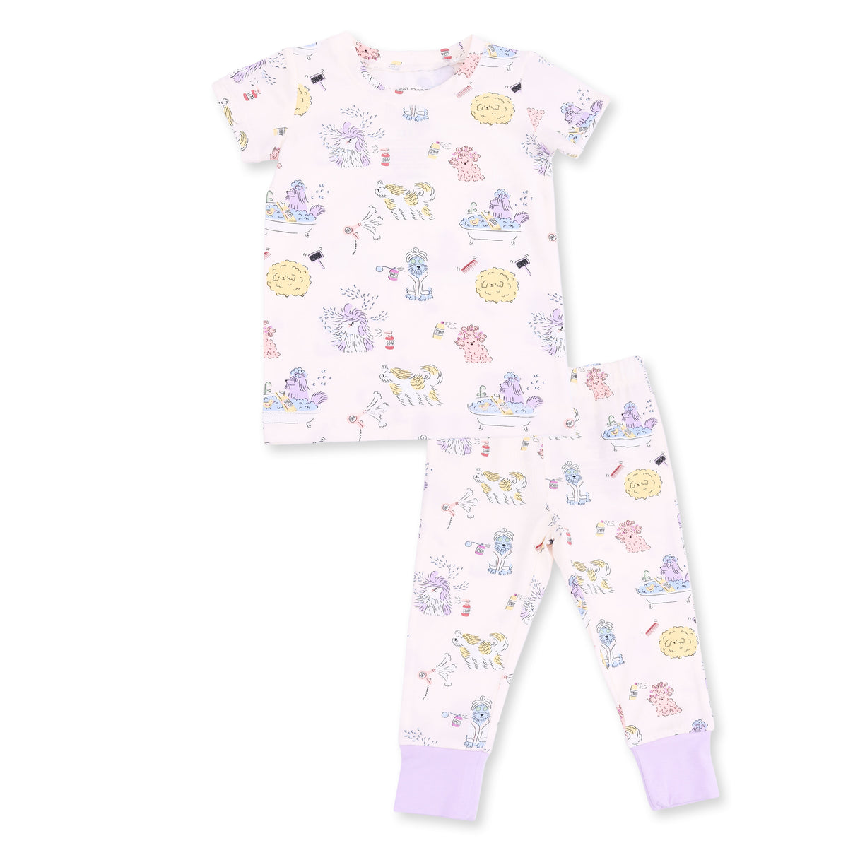 Spa Dogs - Short Sleeve Loungewear Set from Anderson Parker