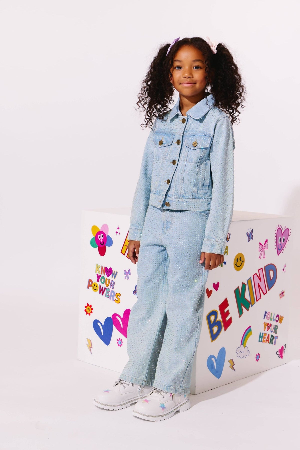 Sparkle Crystal Denim Jeans from Anderson Parker