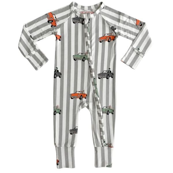 Spooky Little Riders Zipper Romper from Anderson Parker