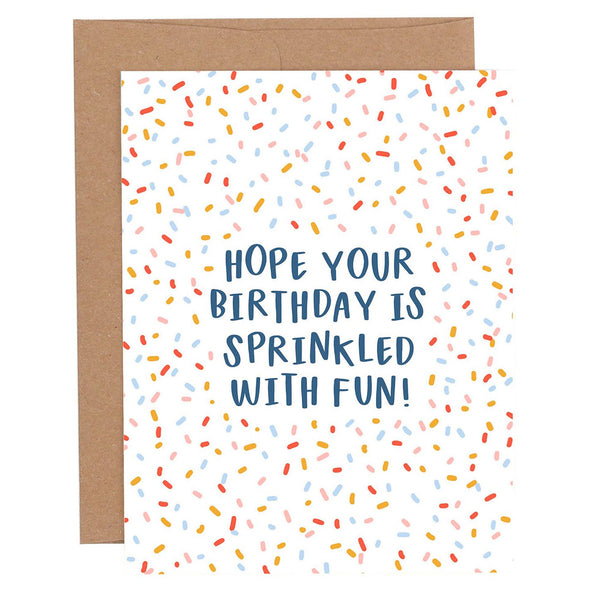 Sprinkled Birthday Greeting Card from Anderson Parker