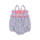 St. Bart's Bubble Bathing Suit - Briar Patch Petals/Hamptons Hot Pink from Anderson Parker