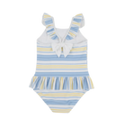 St. Lucia Swimsuit - SoBro Stripe/Worth Ave White from Anderson Parker