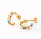Star Huggie Studs from Anderson Parker