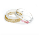 Stars Pearlized Glitter Gold Mix Bangles from Anderson Parker