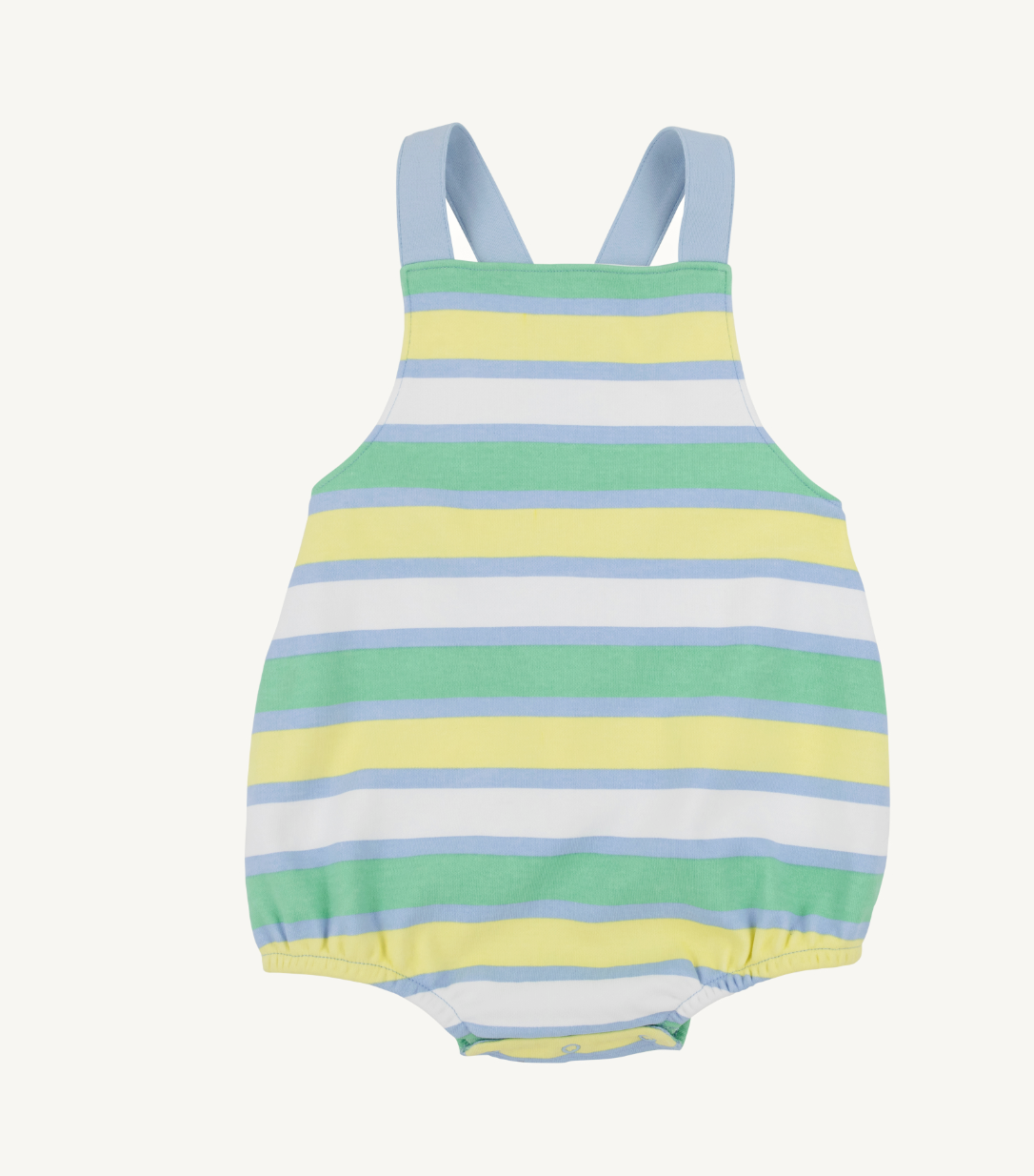 Stillman Sunsuit - Samford Stripe (Worth Ave White)/Beale Street Blue from Anderson Parker