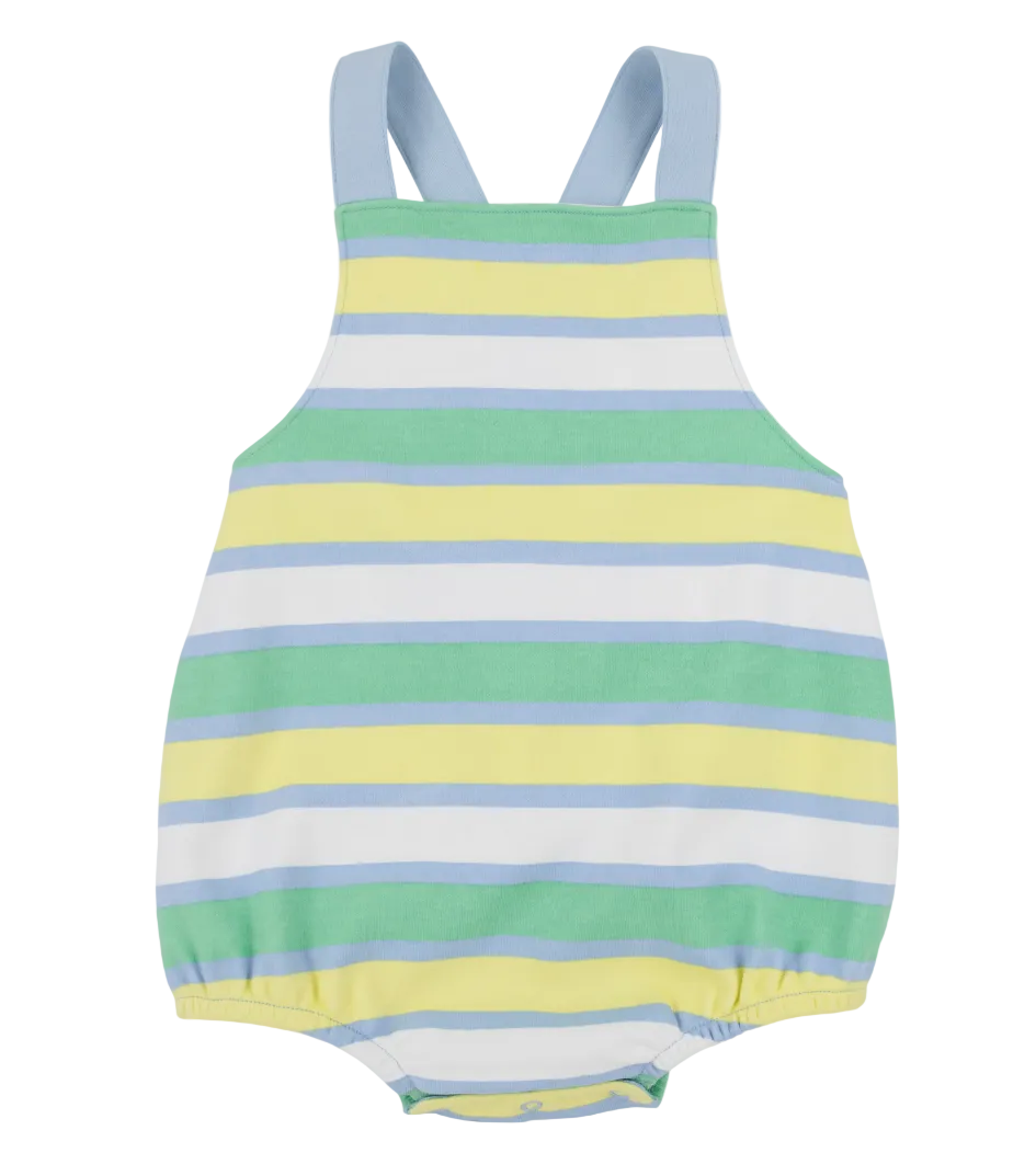 Stillman Sunsuit - Samford Stripe (Worth Ave White)/Beale Street Blue from Anderson Parker
