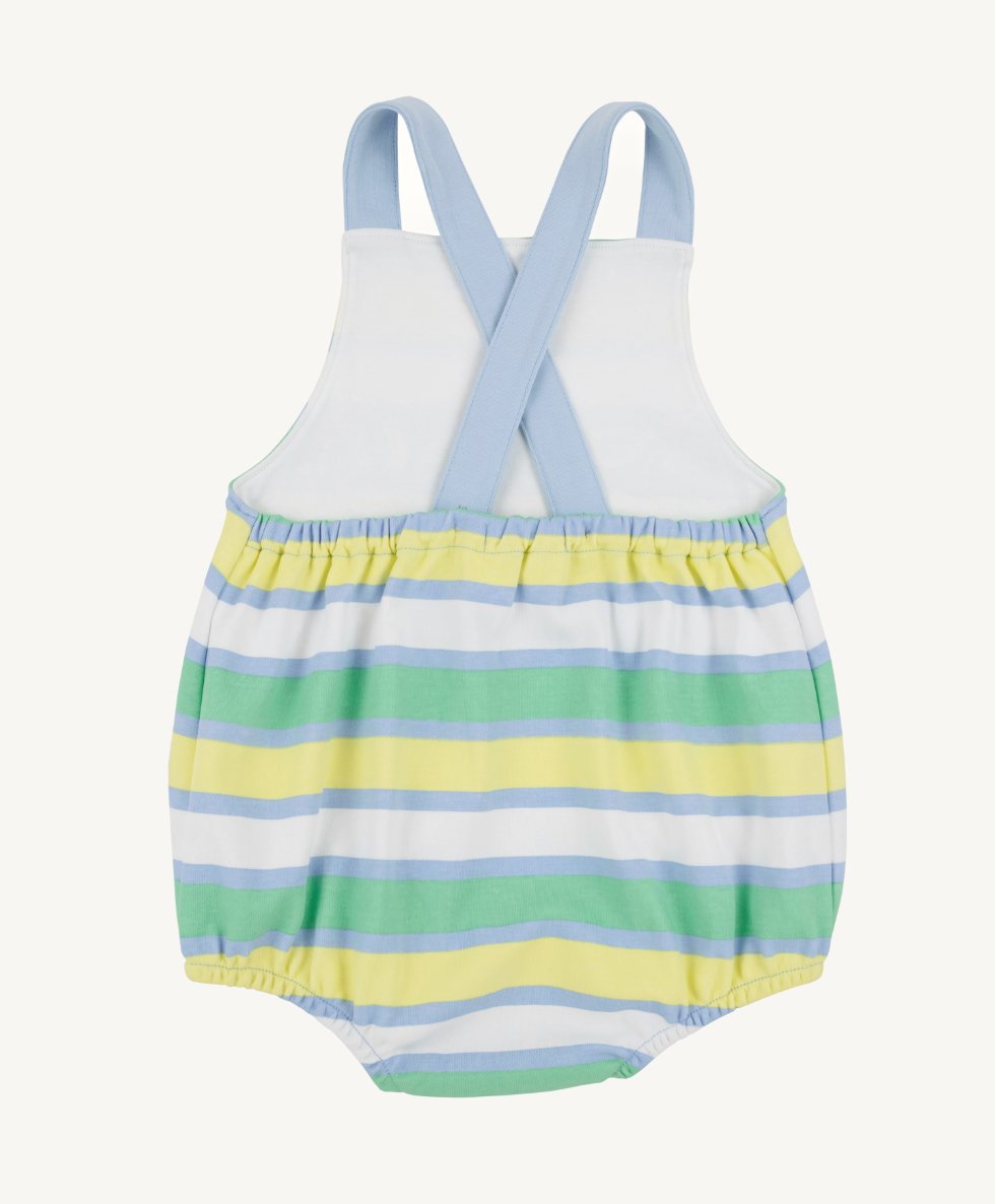 Stillman Sunsuit - Samford Stripe (Worth Ave White)/Beale Street Blue from Anderson Parker