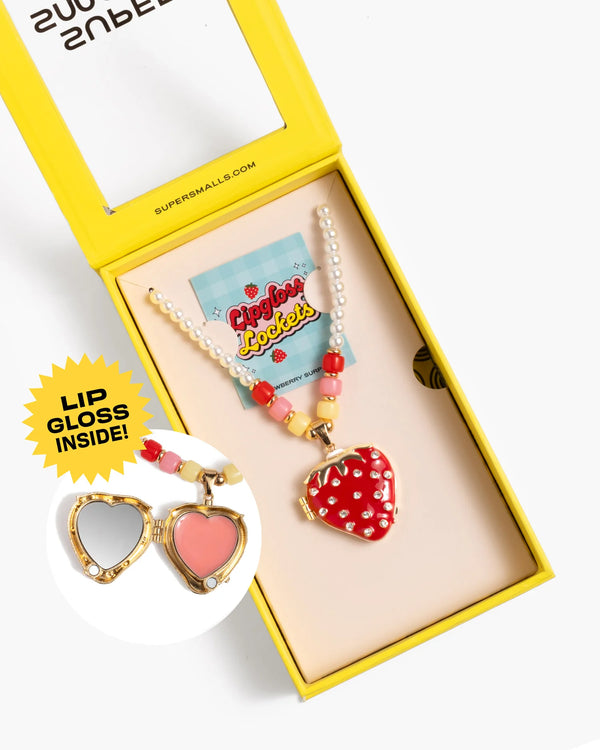 Strawberry Surprise Lipgloss Locket from Anderson Parker