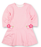 Stripe Knit Dress With Flowers from Anderson Parker