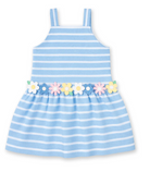 Stripe Knit Dress With Mulitcolor Flowers from Anderson Parker