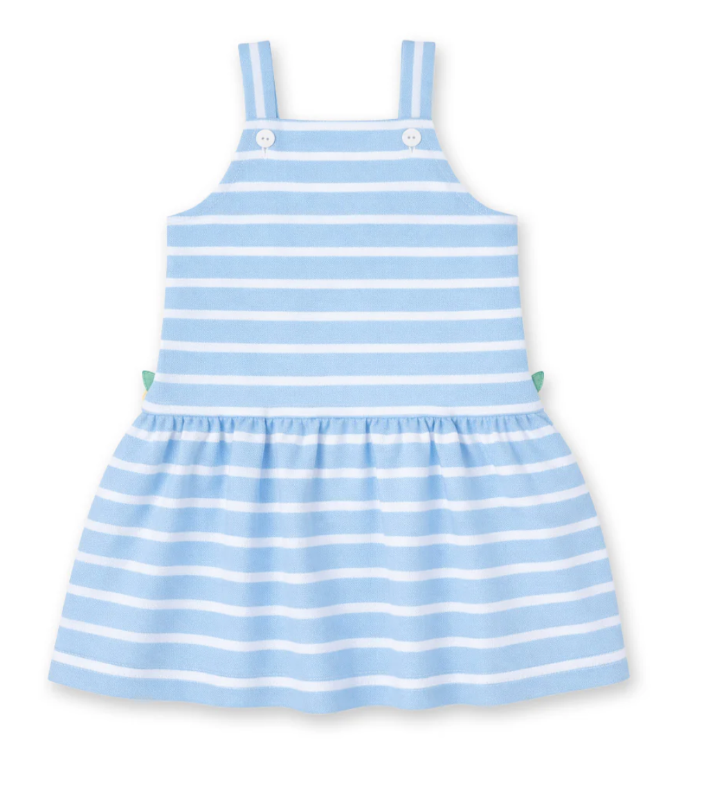 Stripe Knit Dress With Mulitcolor Flowers from Anderson Parker