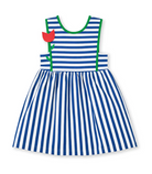 Stripe Knit Dress With Tulip from Anderson Parker