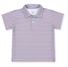 Stripe Print Performance Knit Polo from Anderson Parker