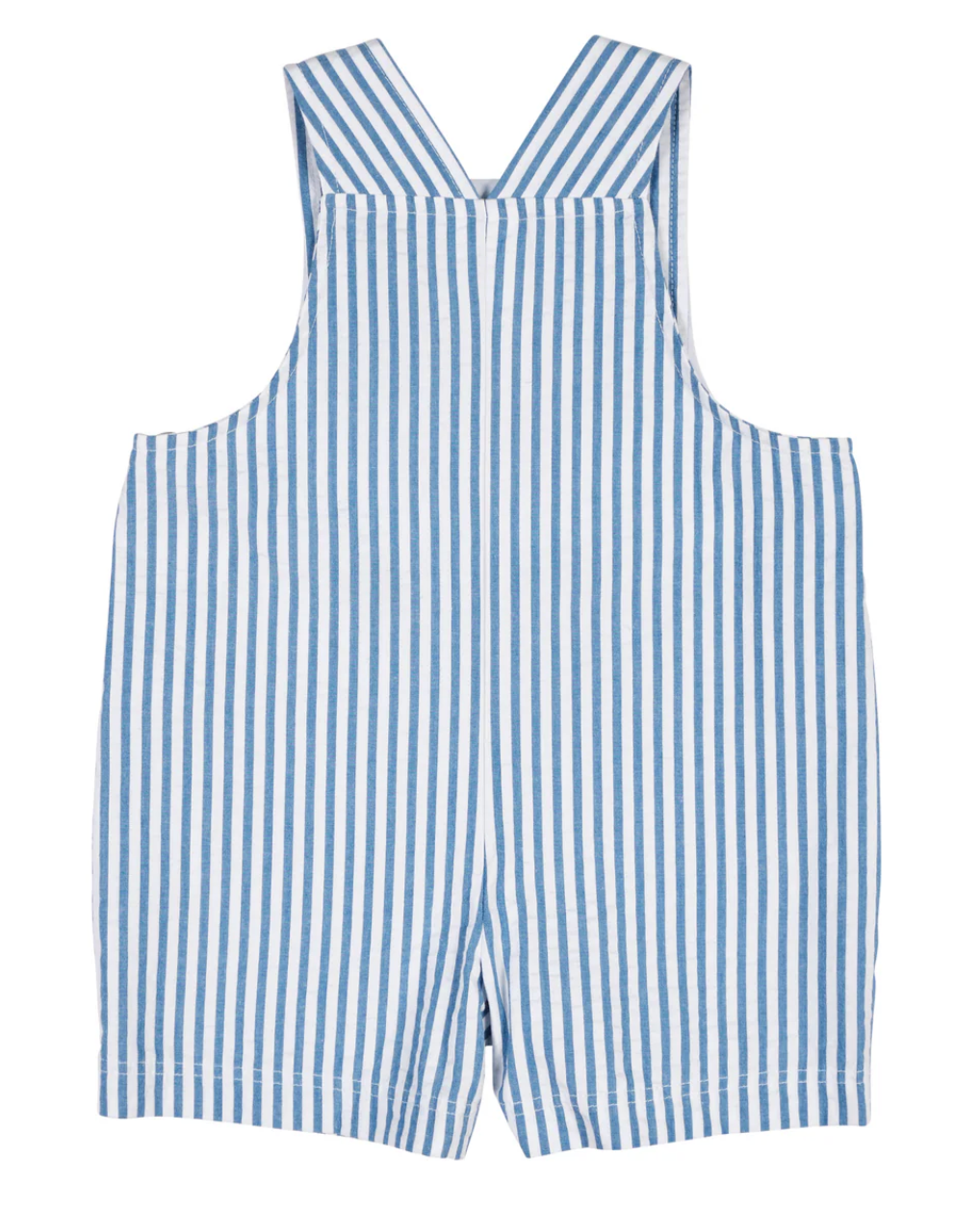 Stripe Seersucker Shortall With Octopus from Anderson Parker