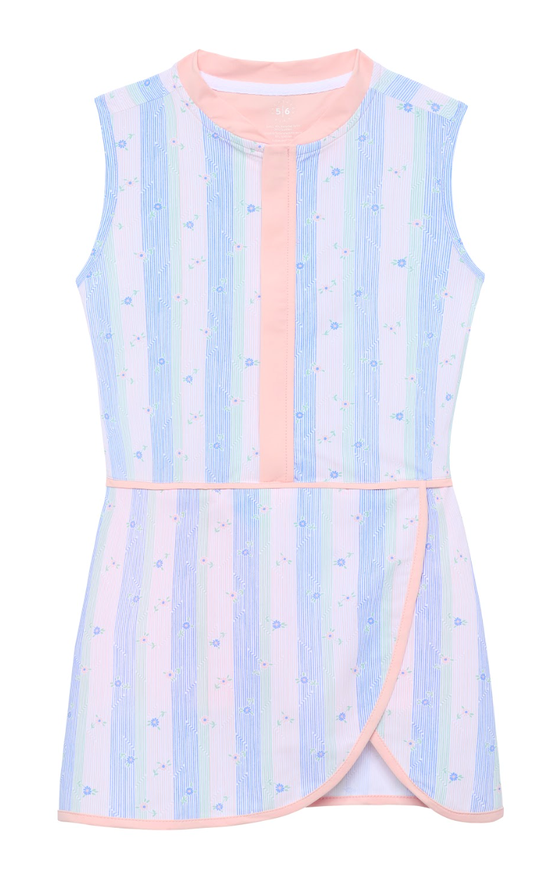 Striped In Bloom Tennis Dress from Anderson Parker