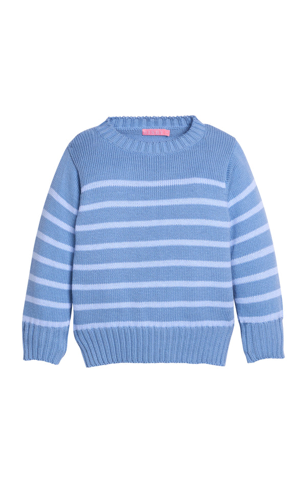 Striped Sweater - Blues from Anderson Parker