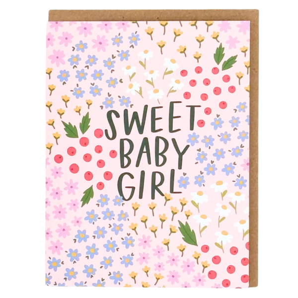 Sweet Baby Girl Greeting Card from Anderson Parker