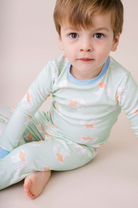Sweet Pea PJ Set - Baking Spirits Bright - Blue from Anderson Parker