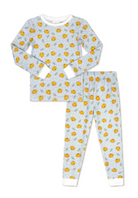 Sweet Pea PJ Set - Pumpkin - Blue from Anderson Parker
