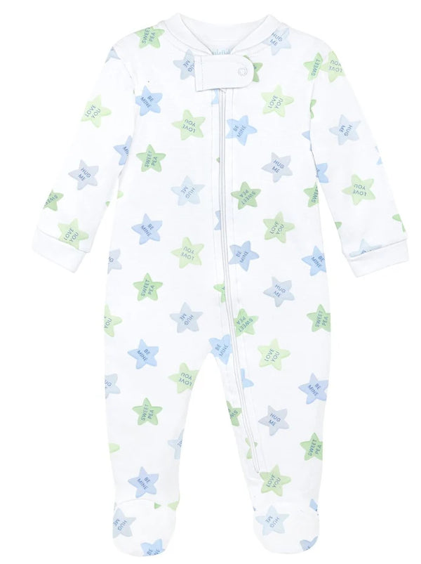 Sweet Stars Footie - White from Anderson Parker