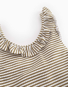 Swilla Bathing Suit - Dark Bronze Stripe from Anderson Parker