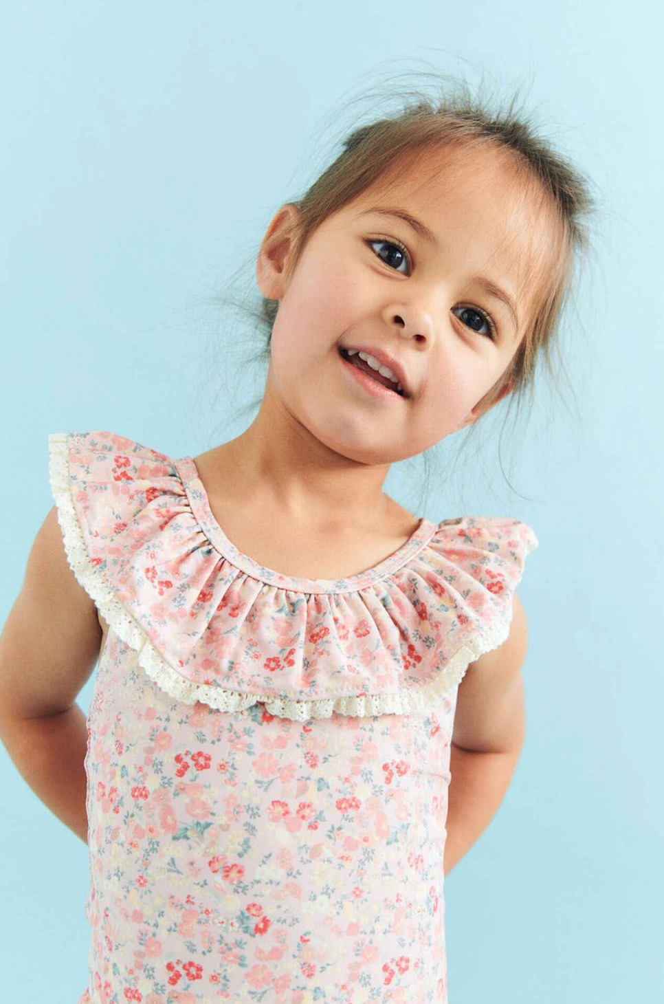 Swimsuit Doris - Powder Flowers and Seashells from Anderson Parker