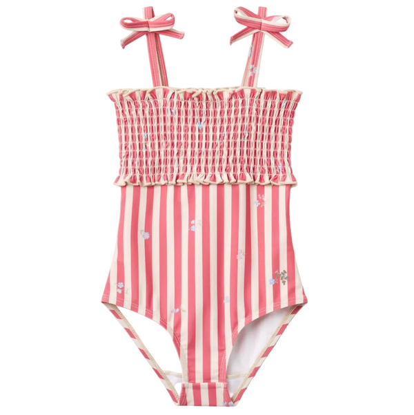 Swimsuit Selma - Red Stripe Flowers from Anderson Parker