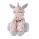 Swirl Unicorn Bedtime Huggie Plush Toy with Blanket from Anderson Parker