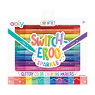 Switch-Eroo Sparkle Glittery Color Changing Markers - Set of 12 from Anderson Parker