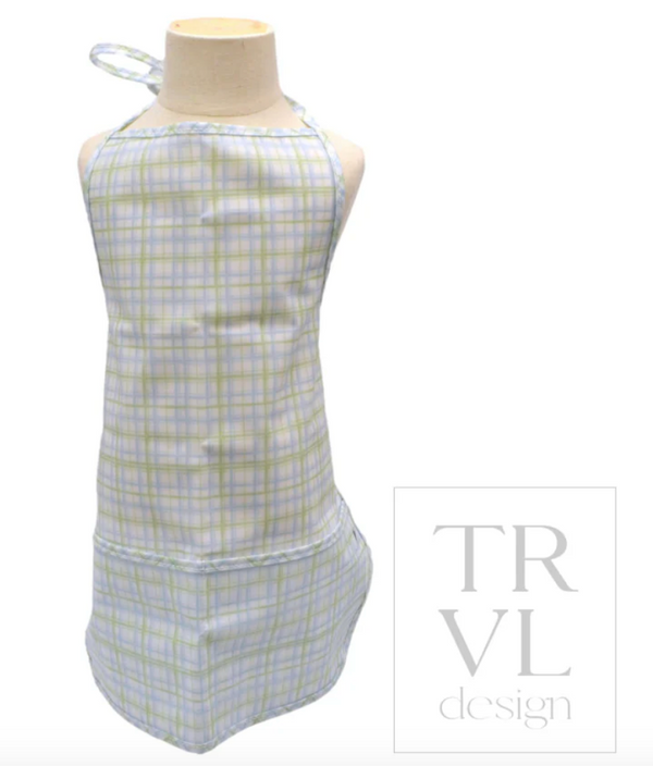 TRVL APRON - Classic Plaid Green from Anderson Parker