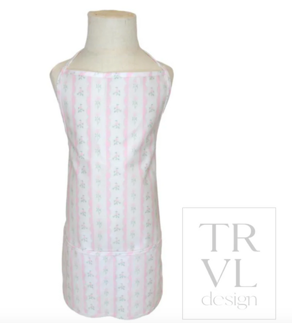 TRVL APRON - Ribbon Floral Pink from Anderson Parker
