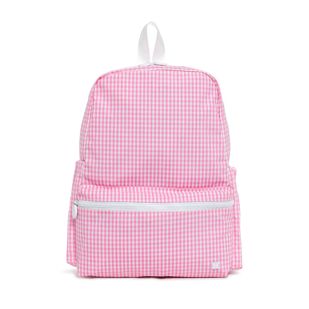 TRVL Backpacker - Backpack - Gingham Pink - Anderson Parker