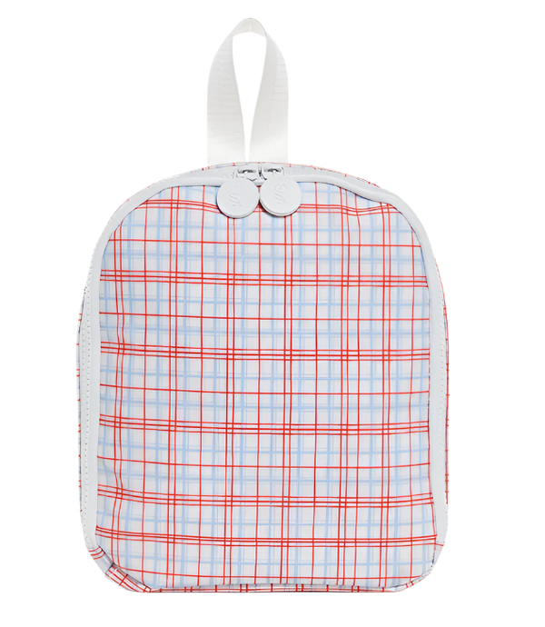 TRVL Bring It! Lunch Bag - Classic Plaid Red from Anderson Parker