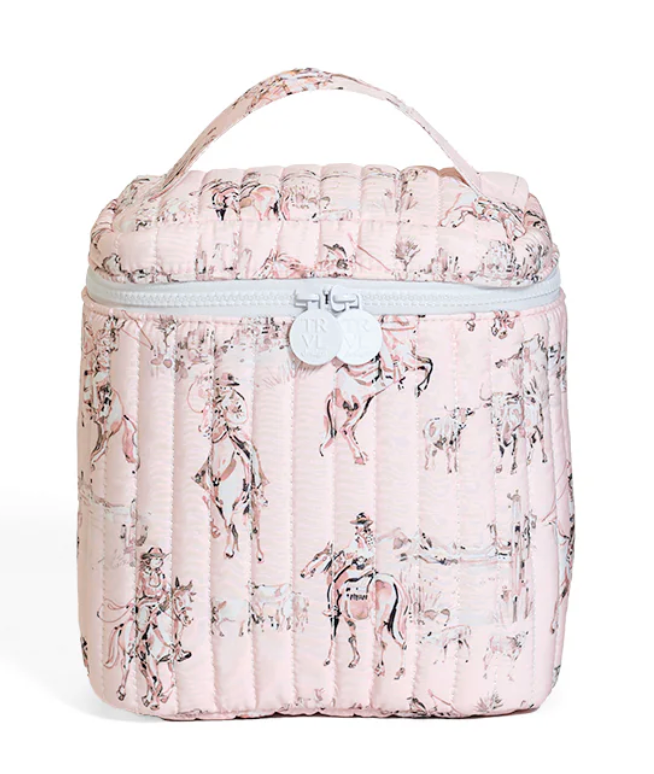TRVL GO GO LUNCH QUILTED INSULATED BAG - COWGIRL TOILE from Anderson Parker