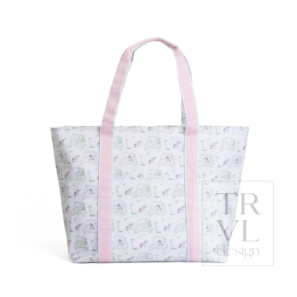 TRVL Jumbo Tote - Putt Putt Pink from Anderson Parker