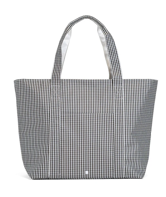 TRVL Jumbo Tote - X-Large Tote - GINGHAM BLACK from Anderson Parker