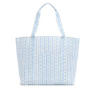 TRVL Jumbo Tote - X-Large Tote - Ribbon Floral Blue - Anderson Parker
