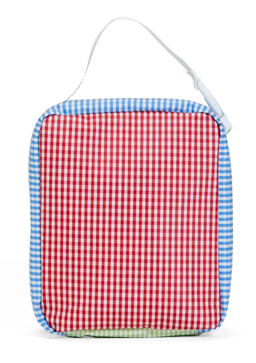 TRVL LUNCH BOX Insulated Lunch Bag - PATCH BLUE from Anderson Parker