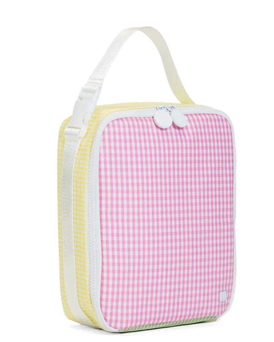TRVL LUNCH BOX Insulated Lunch Bag - PATCH PINK from Anderson Parker