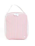 TRVL LUNCH BOX Insulated Lunch Bag - Pimlico Stripe Dusty Rose from Anderson Parker