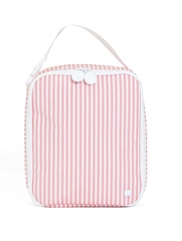 TRVL LUNCH BOX Insulated Lunch Bag - Pimlico Stripe Dusty Rose from Anderson Parker
