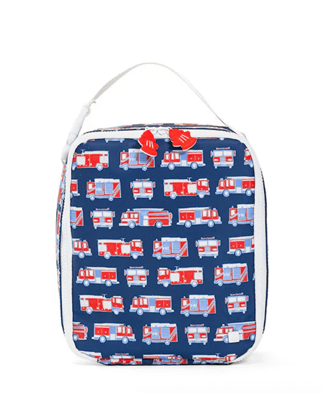 TRVL Lunch Box Insulated Bag - Fire Engines from Anderson Parker