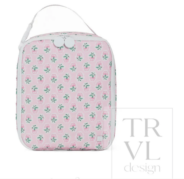 TRVL Lunch Box Insulated Bag - Petite Fleur Pink from Anderson Parker