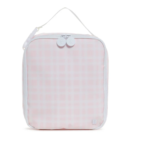 TRVL Lunch Box Insulated Bag - Pimlico Plaid Pink from Anderson Parker