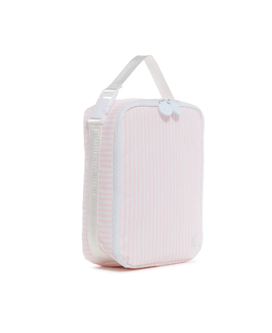 TRVL Lunch Box Insulated Bag - Pimlico Stripe Pink from Anderson Parker