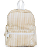 TRVL MINI BACKER - GINGHAM NEW KHAKI from Anderson Parker
