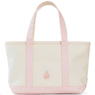 TRVL Medium Tote - Coated Canvas Natural with Ballet Taffy Trim from Anderson Parker