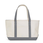 TRVL Medium Tote - Gingham BLACK TRIM from Anderson Parker