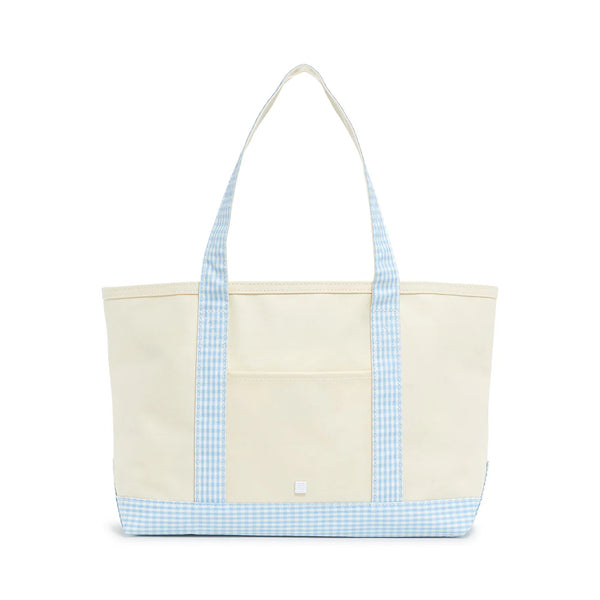 TRVL Medium Tote - Gingham Mist from Anderson Parker