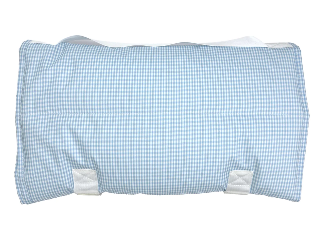TRVL Nap Mat - Rest Up! - GINGHAM MIST from Anderson Parker